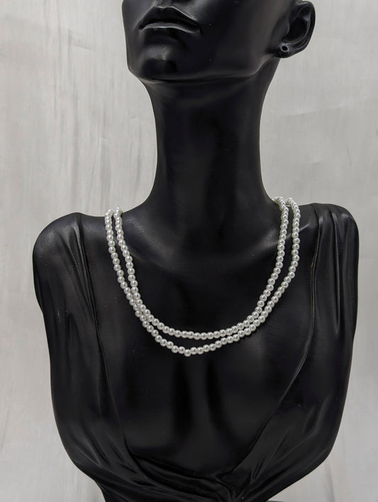 Shop Simple Pearl Necklace for Women at ElsaLagos in Nigeria