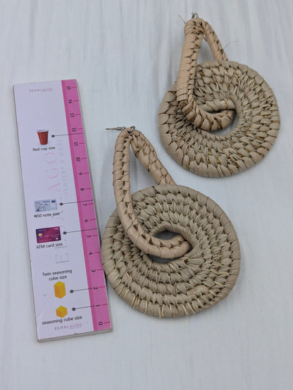 Raffia Earrings