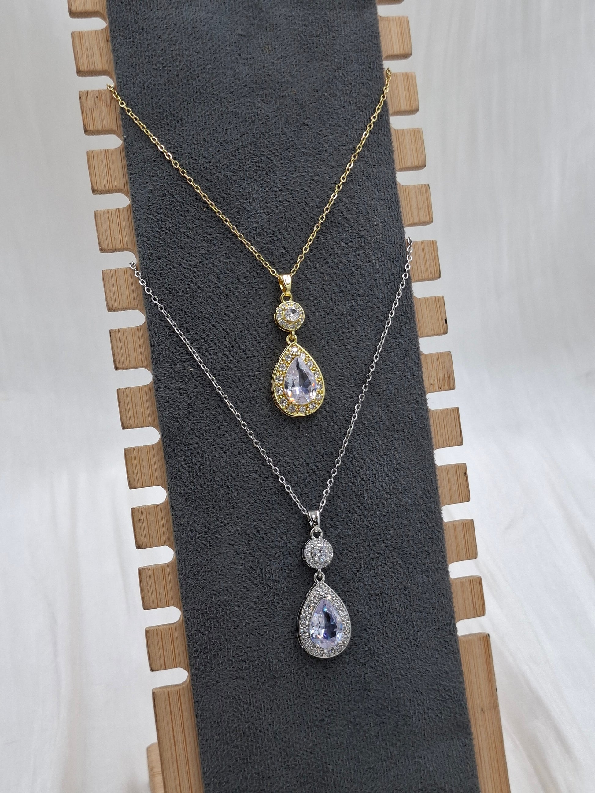 Buy Teardrop Crystal Necklace for Women at ElsaLagos in Nigeria