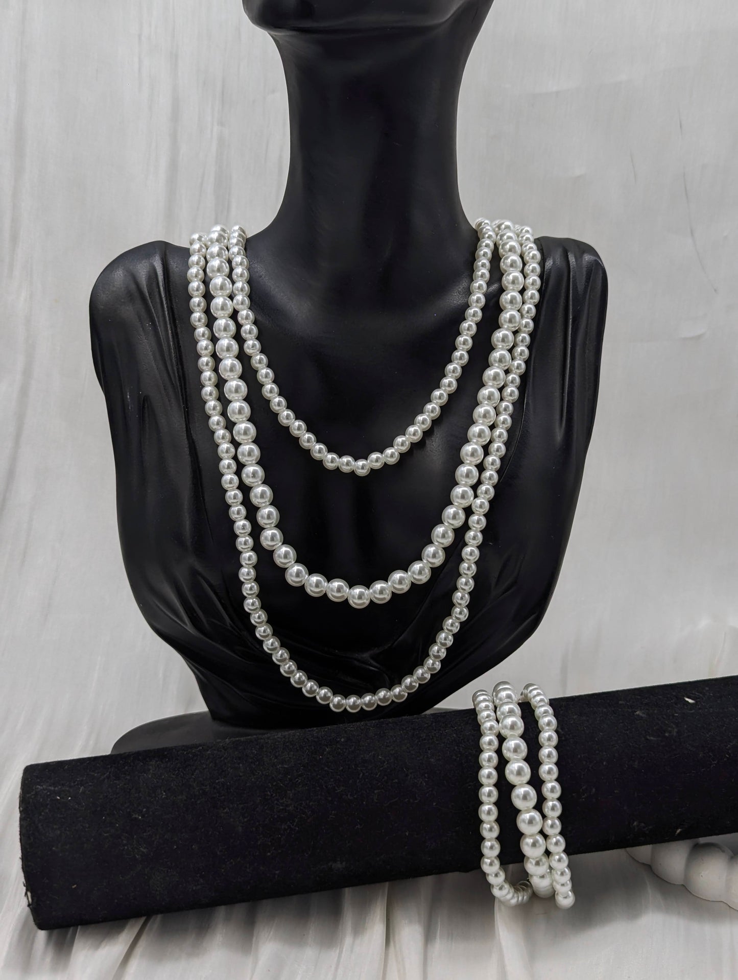 Shop Trio Pearl Necklace Set for Women at ElsaLagos in Nigeria