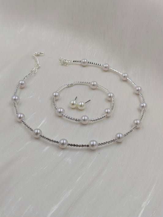 Pearl Choker Set