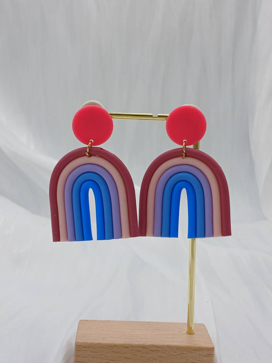Polymer clay earrings
