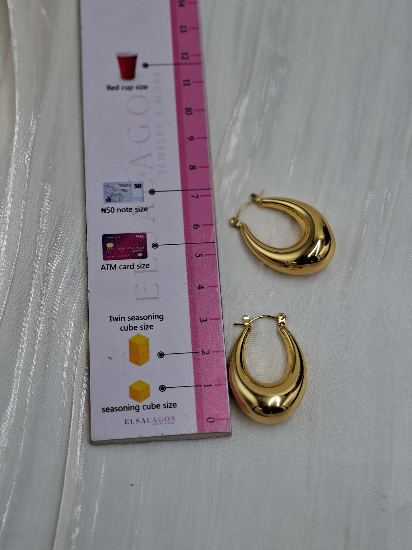 Shop Water Hoop Earring for Women at ElsaLagos in Nigeria