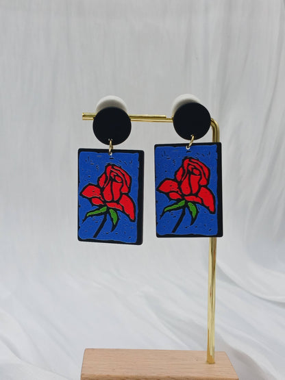 Acrylic earrings