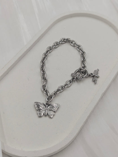 Butterfly Charm Bracelet