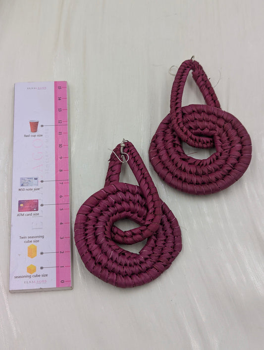 Raffia Earrings