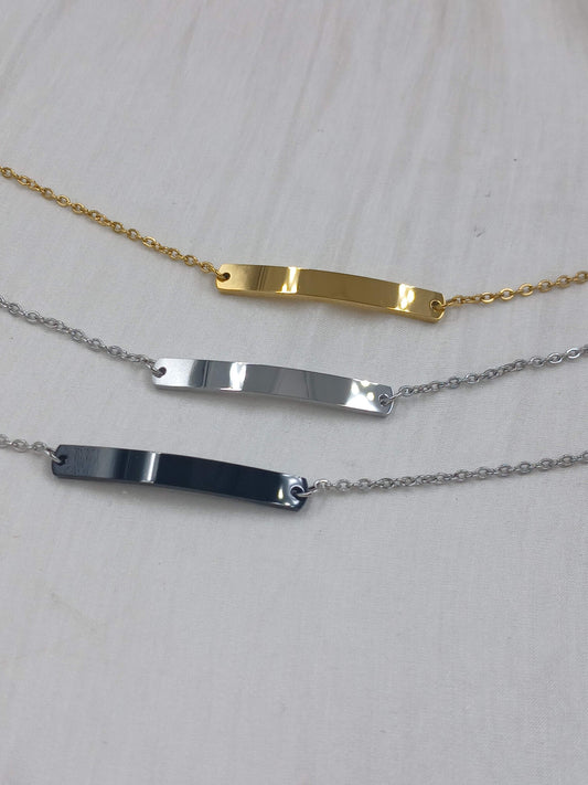 Customizable Bar Bracelet