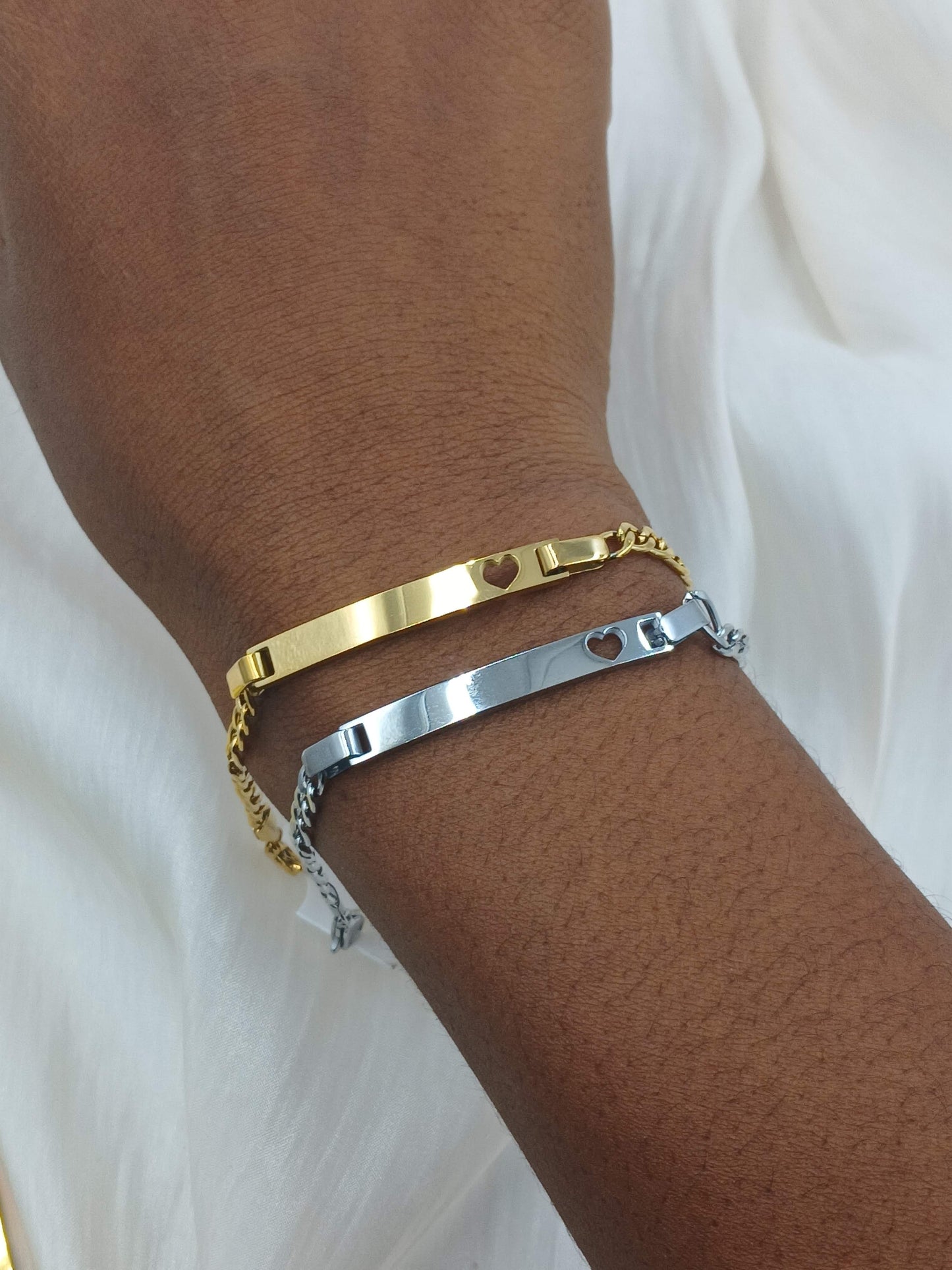 Customizable Heart Bracelet