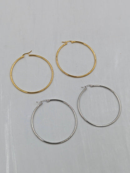 Classic Small Hoop Earrings (2)