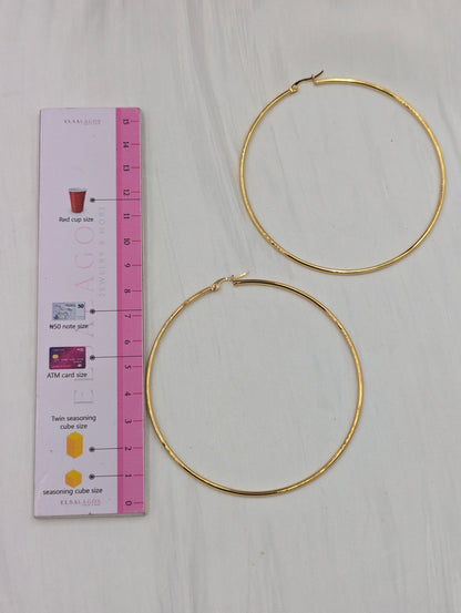 Classic Large Hoop Earrings (5)