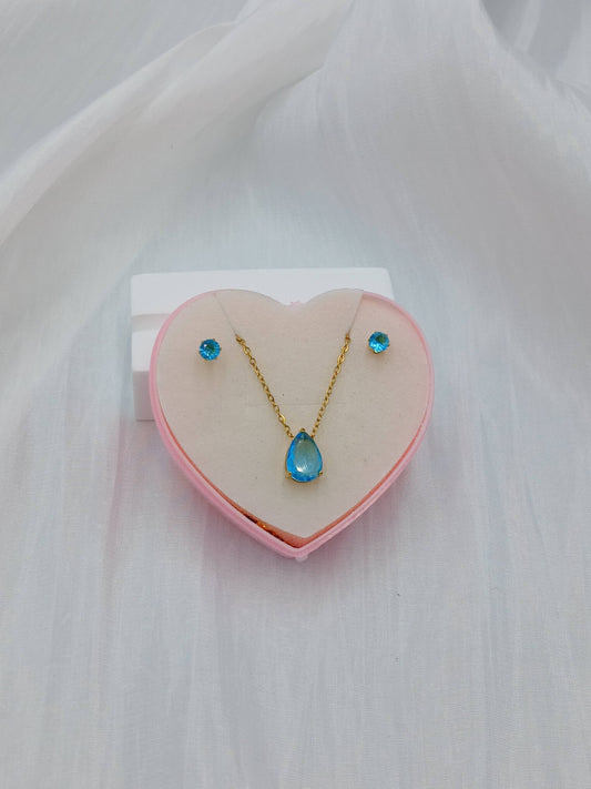 December birthstone necklace