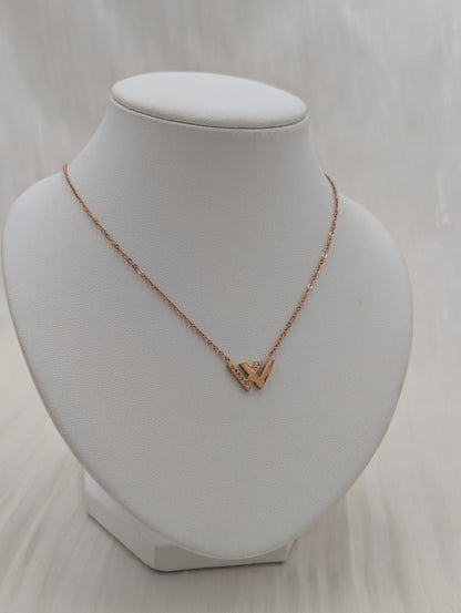 Double V Necklace