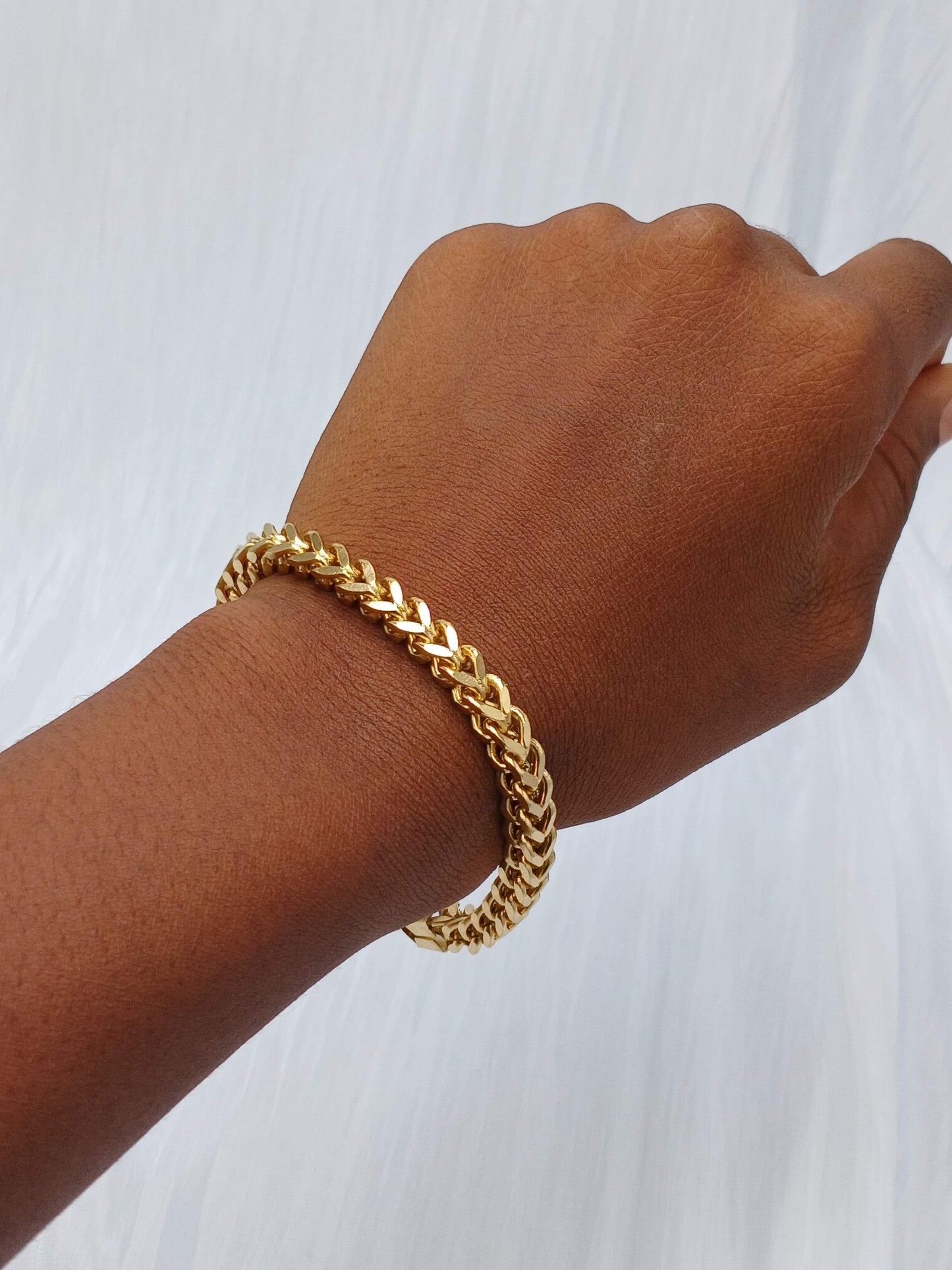 Square Cuban Chain Bracelet