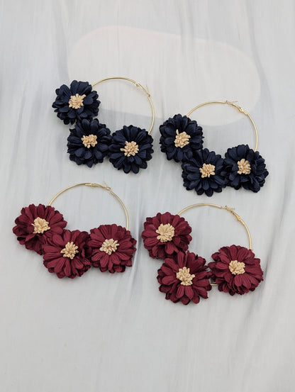 Flower Basket Earrings