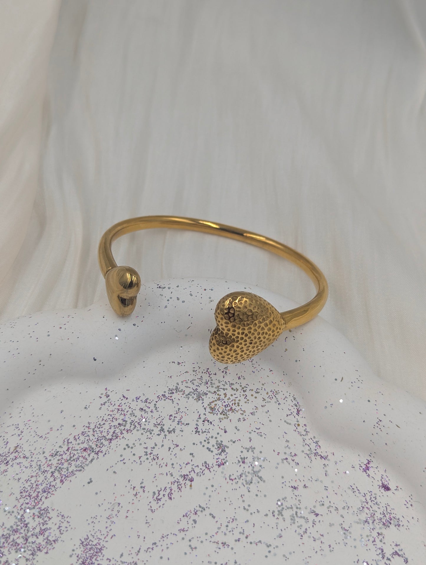 Heart Cuff Bangle