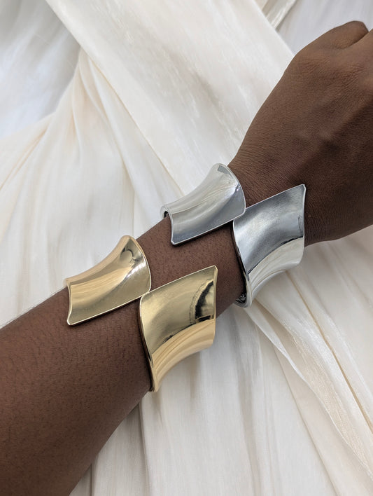 Geometric Cuff Bangle