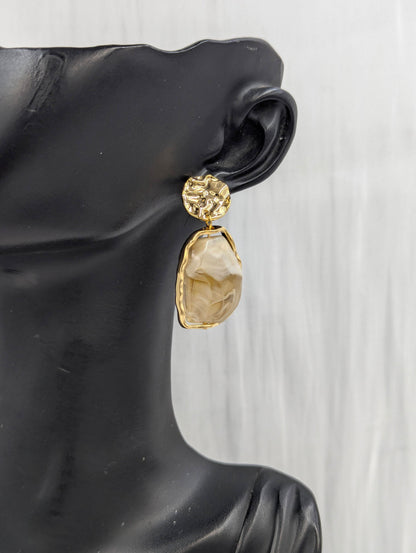 Geometric Resin Earrings