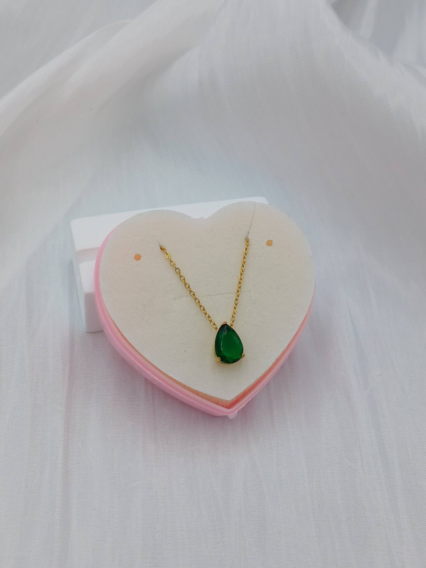 May birthstone necklace