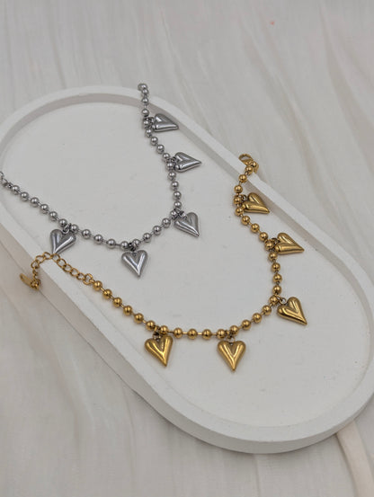 Heart Charm Bracelet
