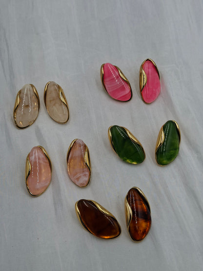 Irregular Resin Earrings