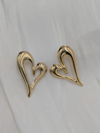 Heart Statement Earring