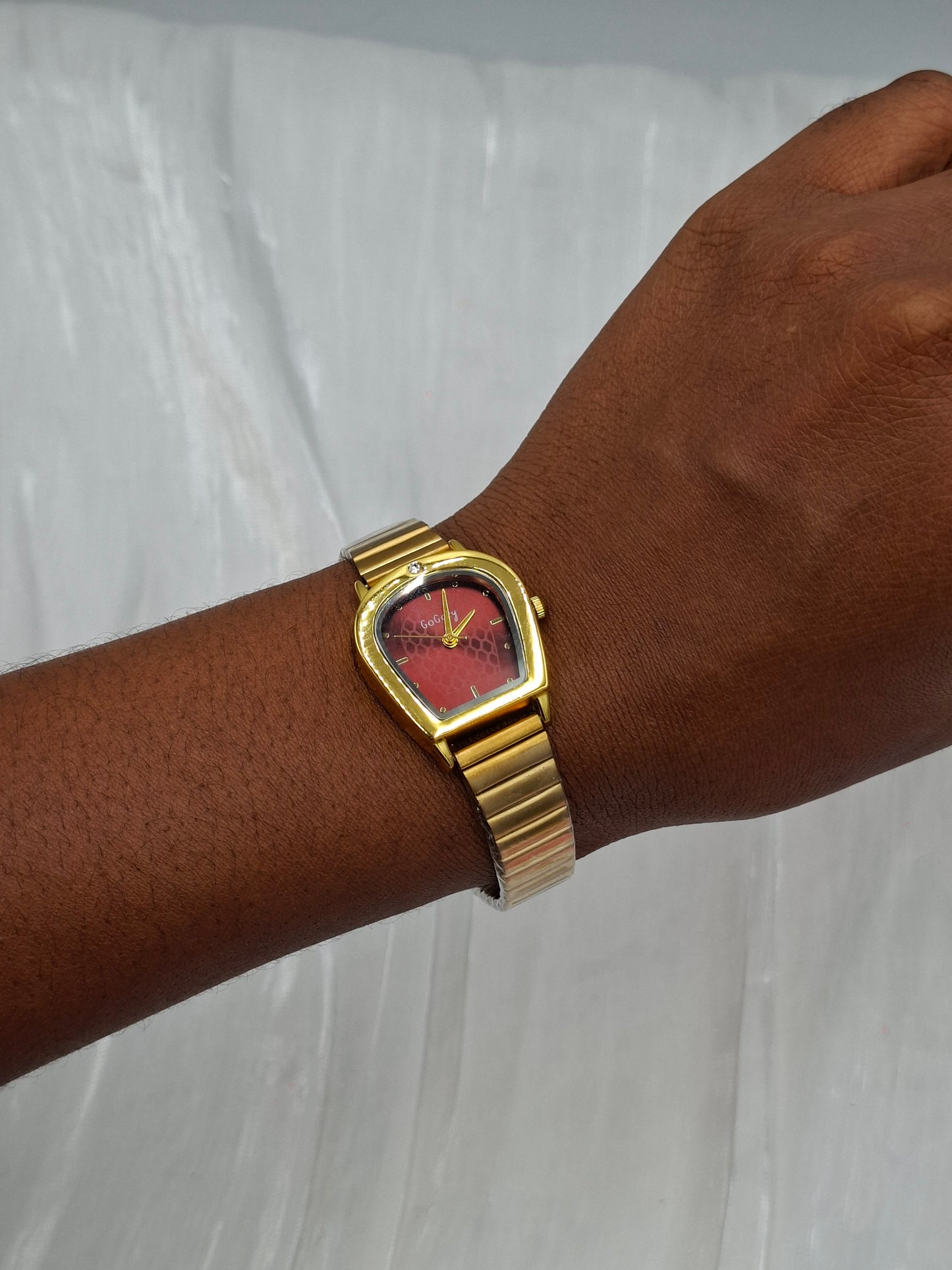 Gold Ruby Wristwatch
