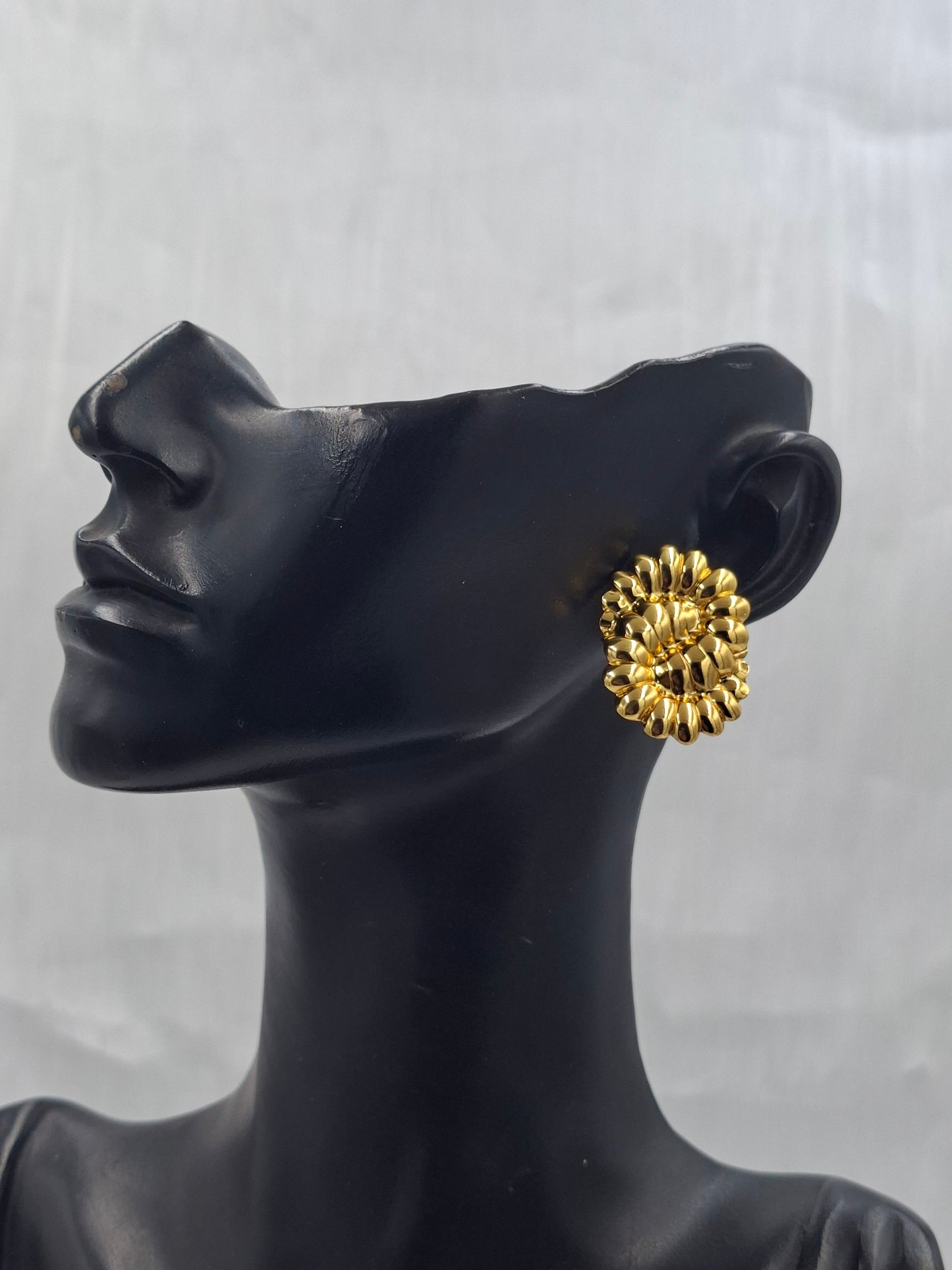 Gold Spiral Earrings