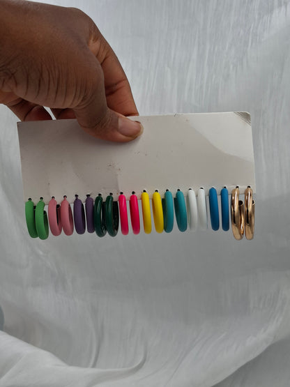 Rainbow Acrylic Hoop Pack