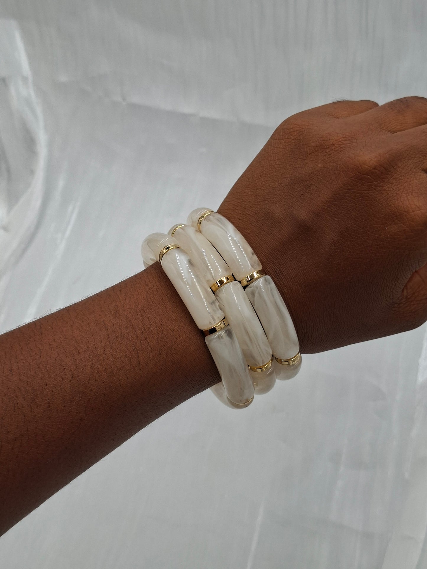 Acrylic Bead Bracelets