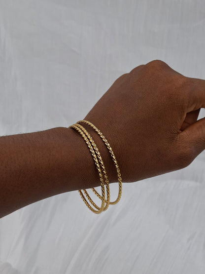 Twist Bangle Set