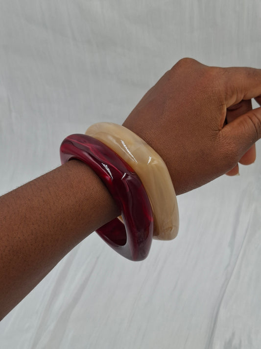 Earth Resin Bangle
