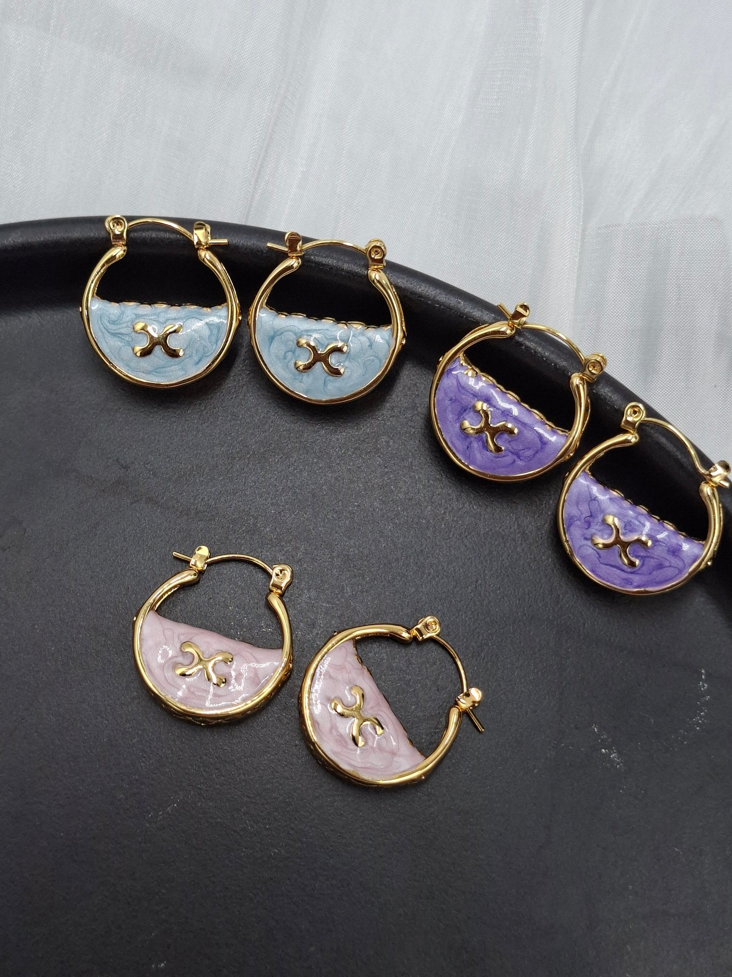 Clutch Hoop Earrings