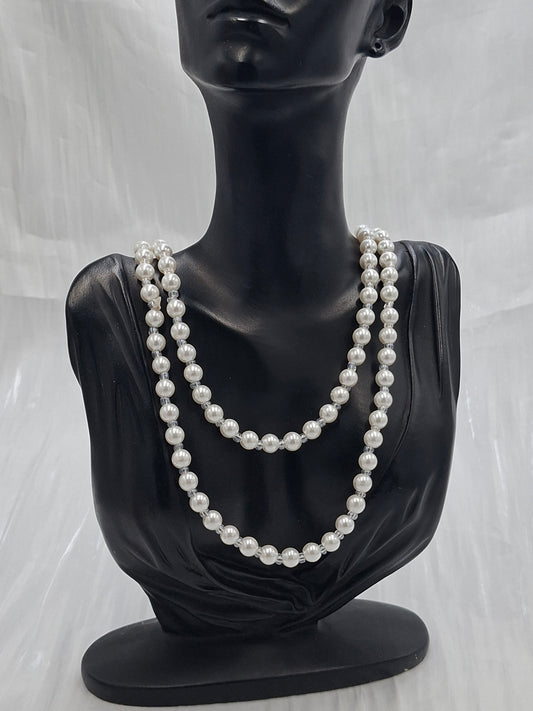 Long Pearl Necklace