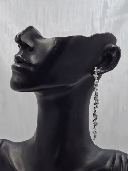 Crystal Tassel Earrings
