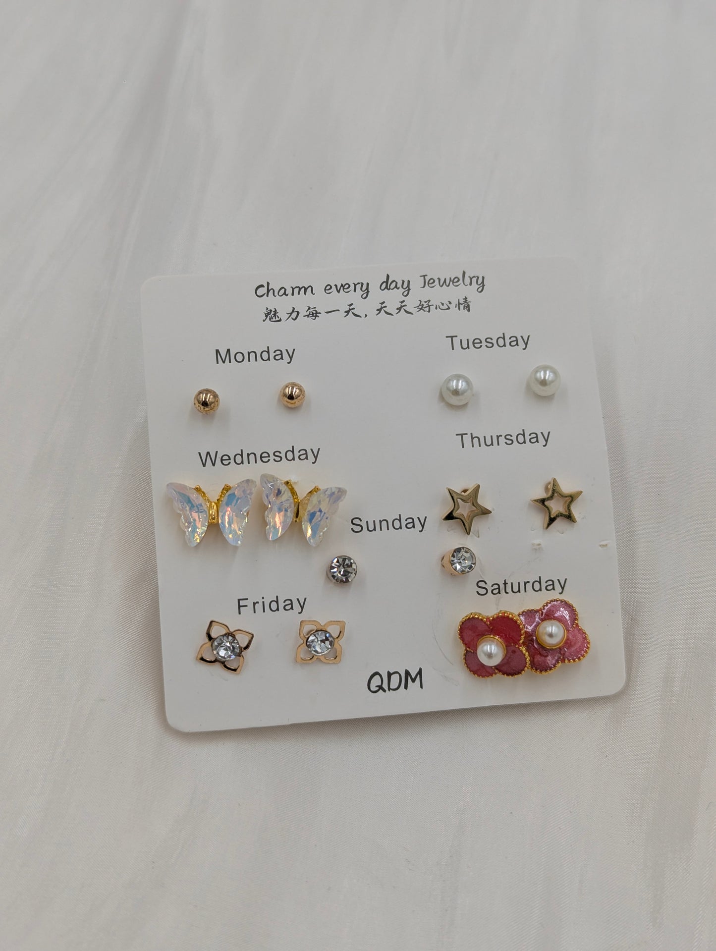 Days of the Week Earrings