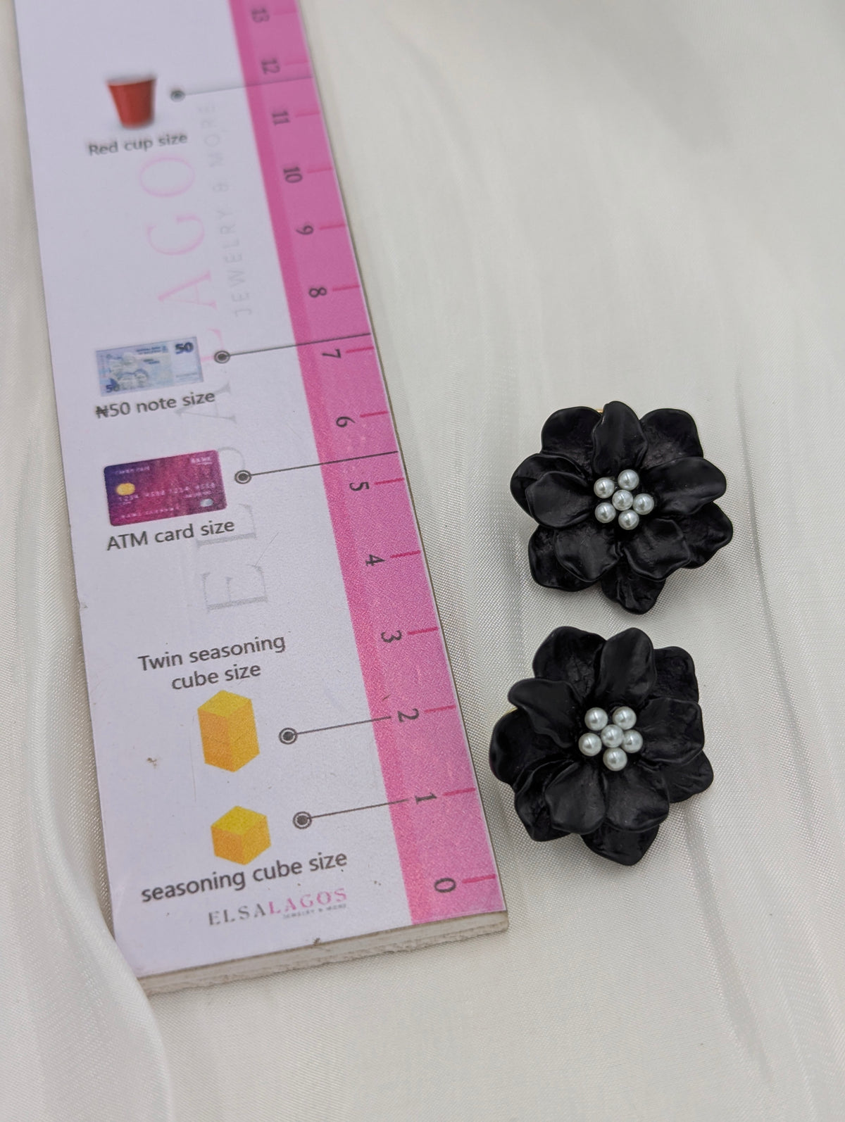 Floral Clip On Earrings