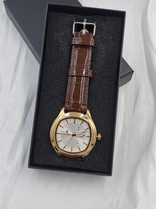 01 Brown Poedagar Wristwatch