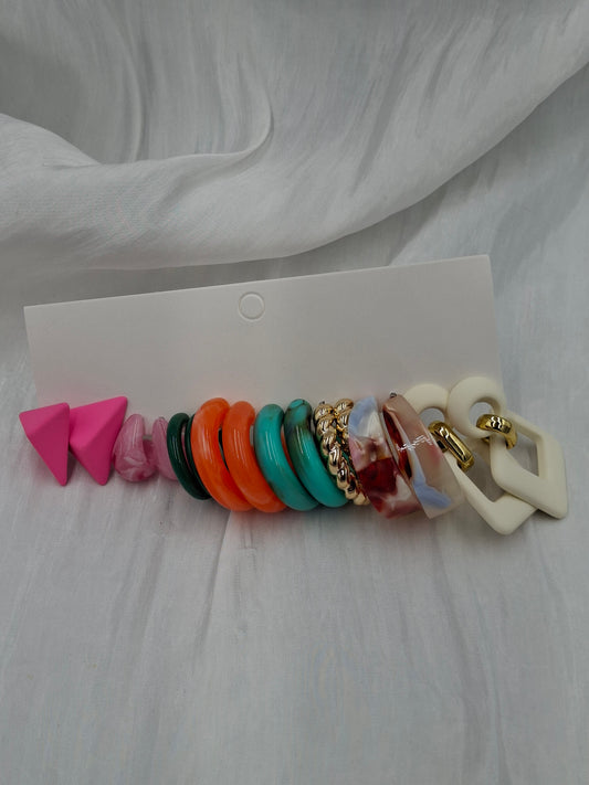 Licorice Acrylic Earrings Pack