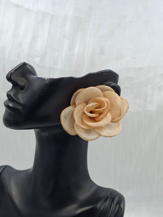 Champagne Rose Earrings
