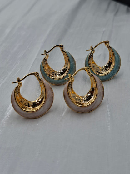 Irregular Crescent Hoops