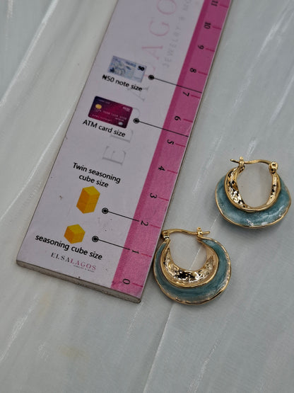 Irregular Crescent Hoops
