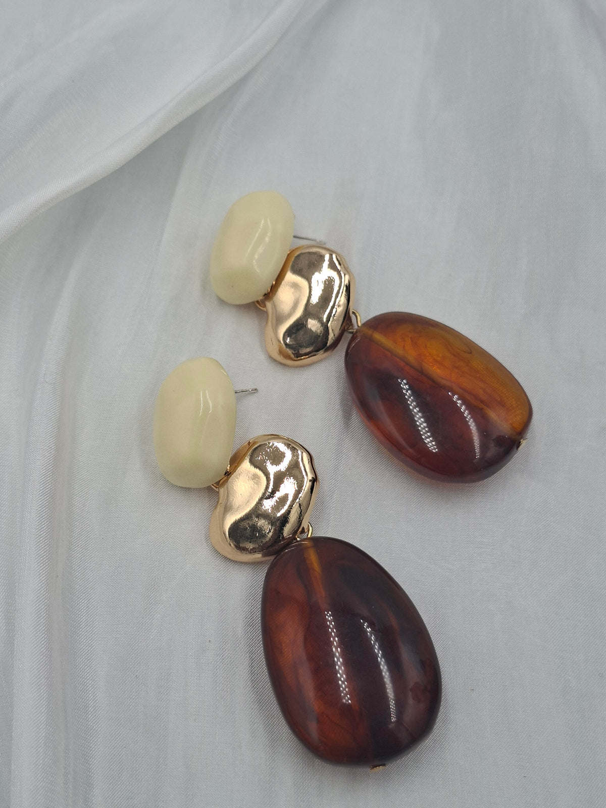 Pebble Statement Earrings