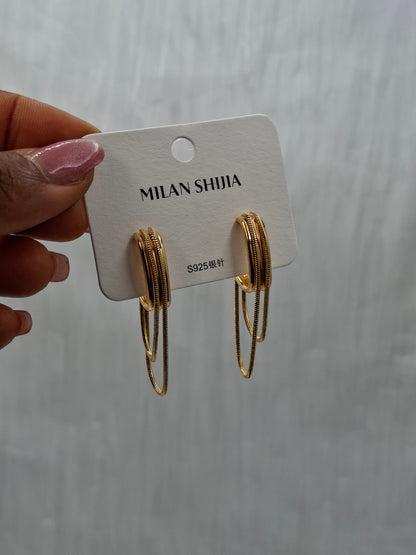 Gold Tassel Earrings