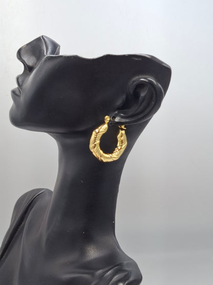 Twist Hoop Earrings