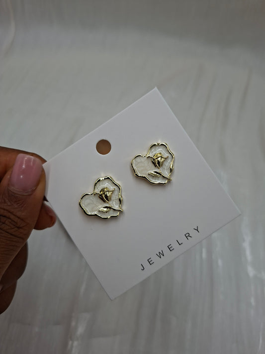 Rosy Clip On Earrings