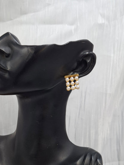 Pearl Curtain Earrings