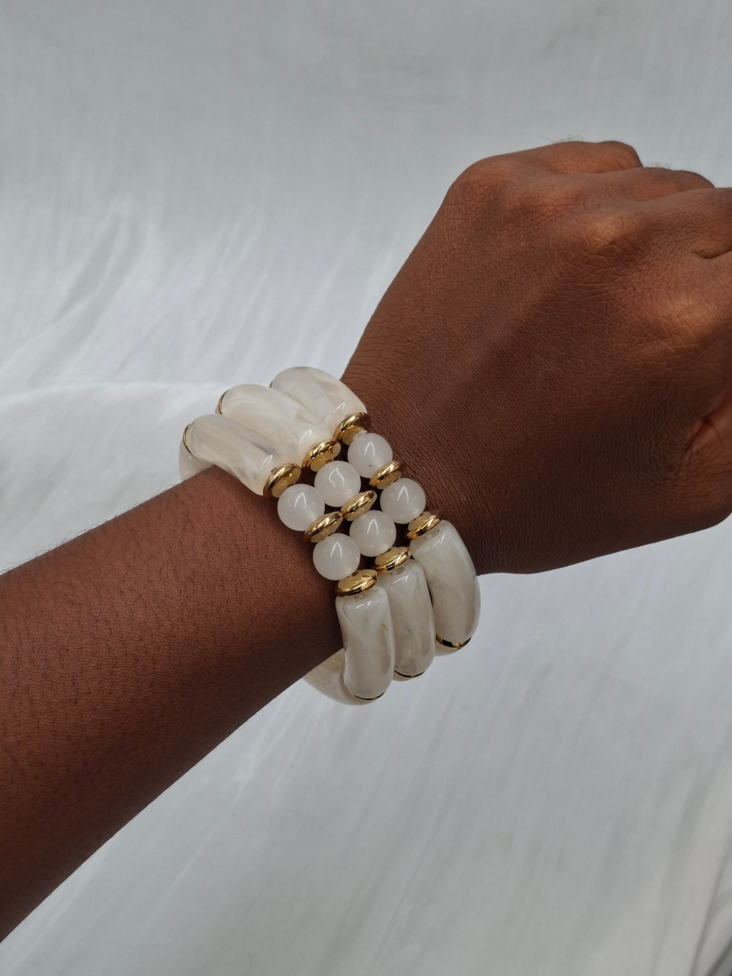Acrylic Bead Bracelets