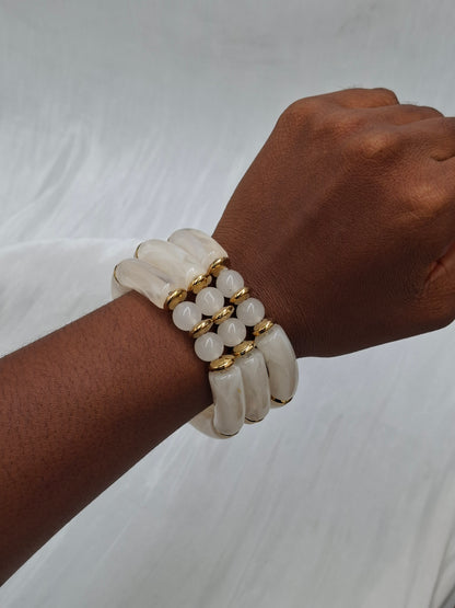 Acrylic Bead Bracelets