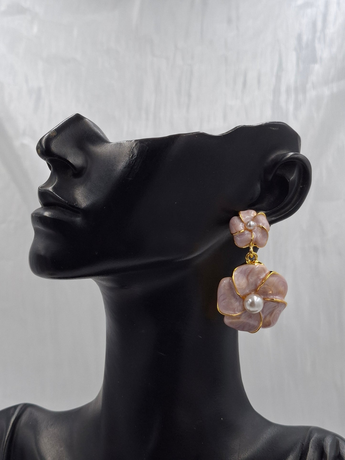 Camellia Flower Earrings