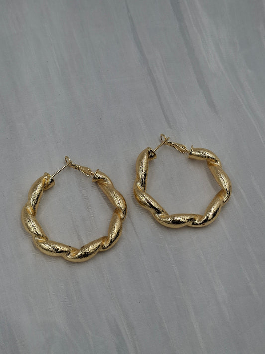 Spiral Hoop Earrings